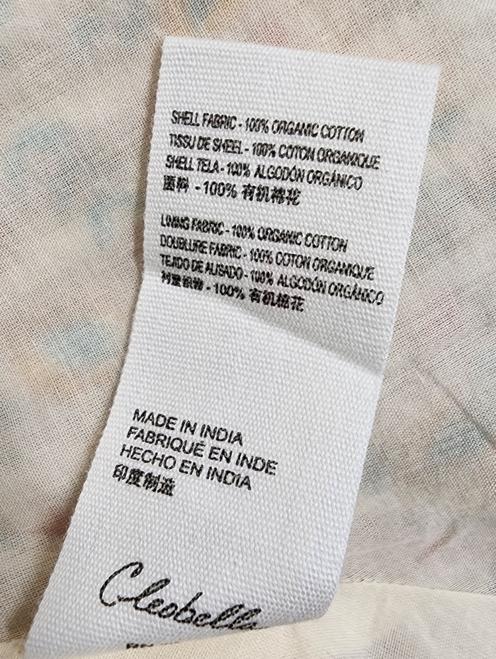 Cleobella Dallas Floral Tie-Back Mini Dress Medium Organic Cotton Cottagecore - Picture 16 of 16